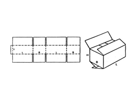 FEFCO 0202 Overlap Slotted Box