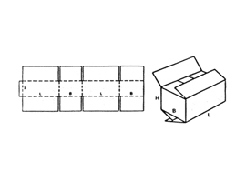 FEFCO 0202 Overlap Slotted Box