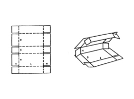 FEFCO 0409 Folder Type Telescopic Box