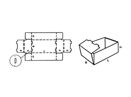 FEFCO 0422 Locked Tray